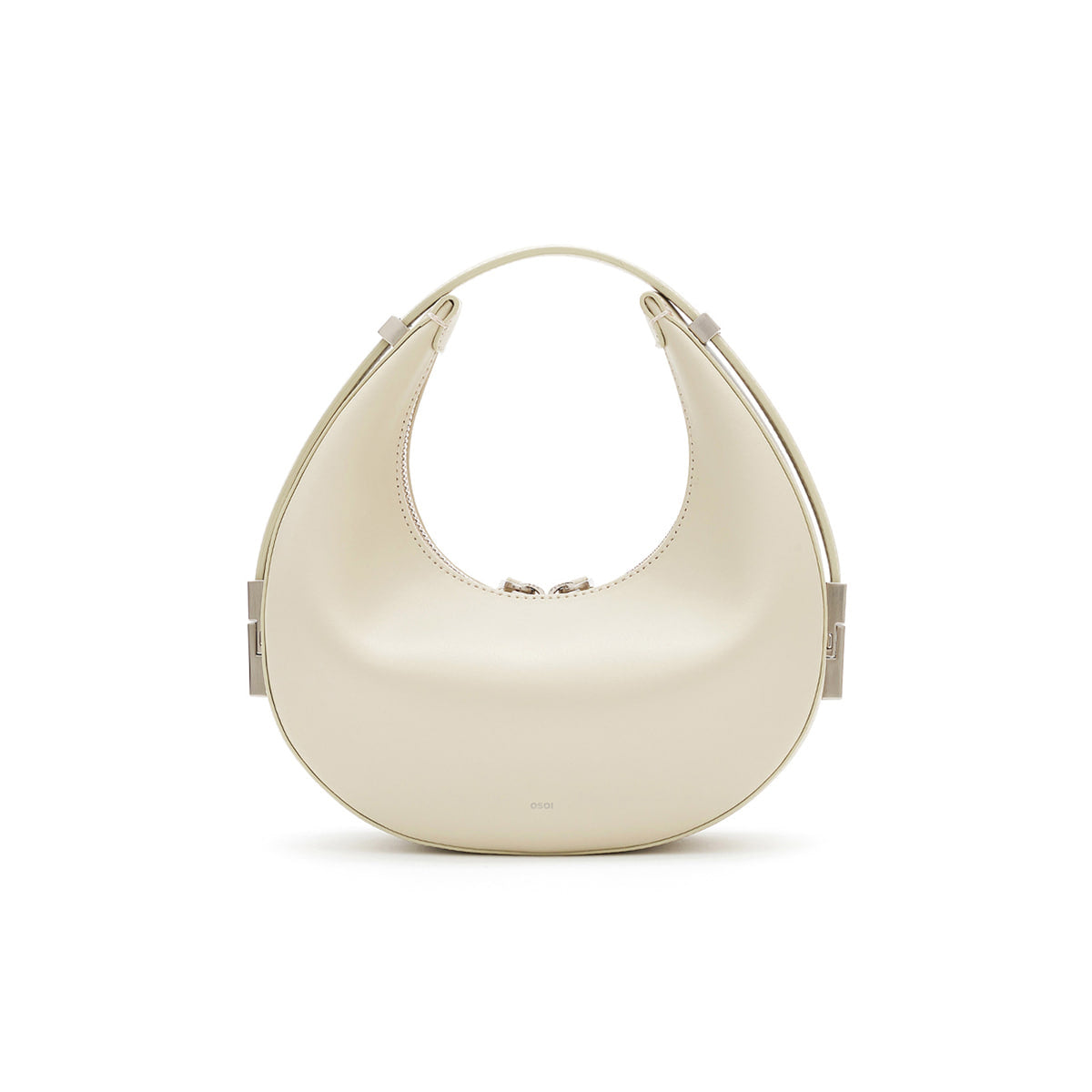 Osoi crescent shaped Toni mini bag smooth cream leather | Pipe and Row