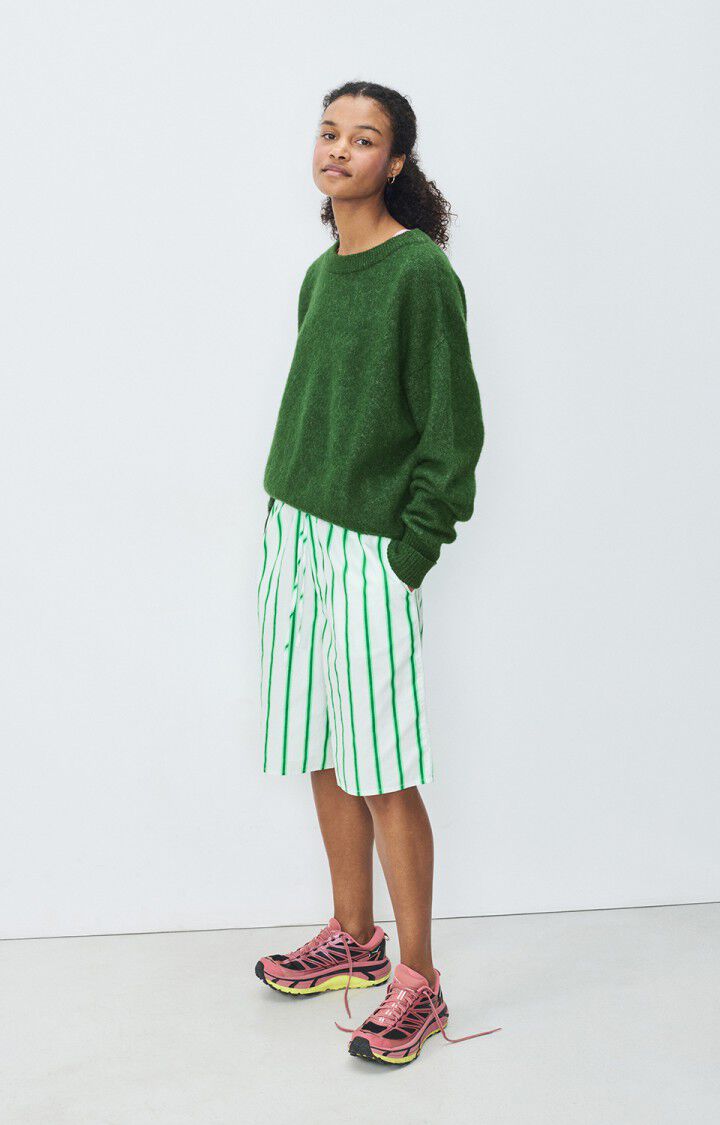 American Vintage Vito crewneck sweater basil green PIPE AND ROW Seattle