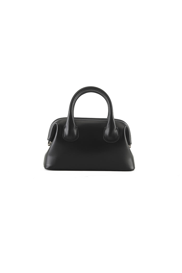 Osoi Boat brot mini crossbody handbag purse black leather PIPE AND ROW