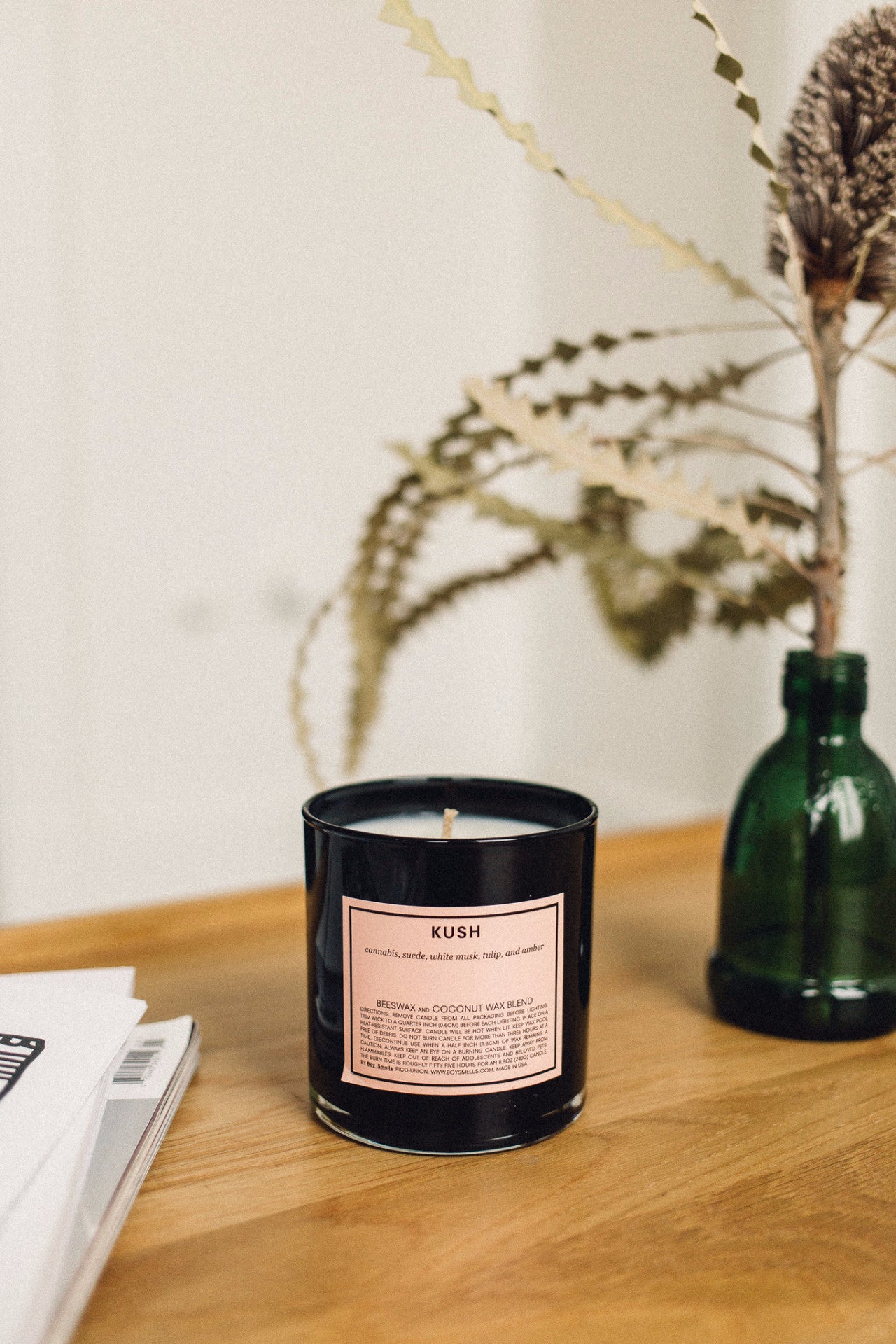 BOYS SMELLS KUSH CANDLE | PIPE AND ROW 