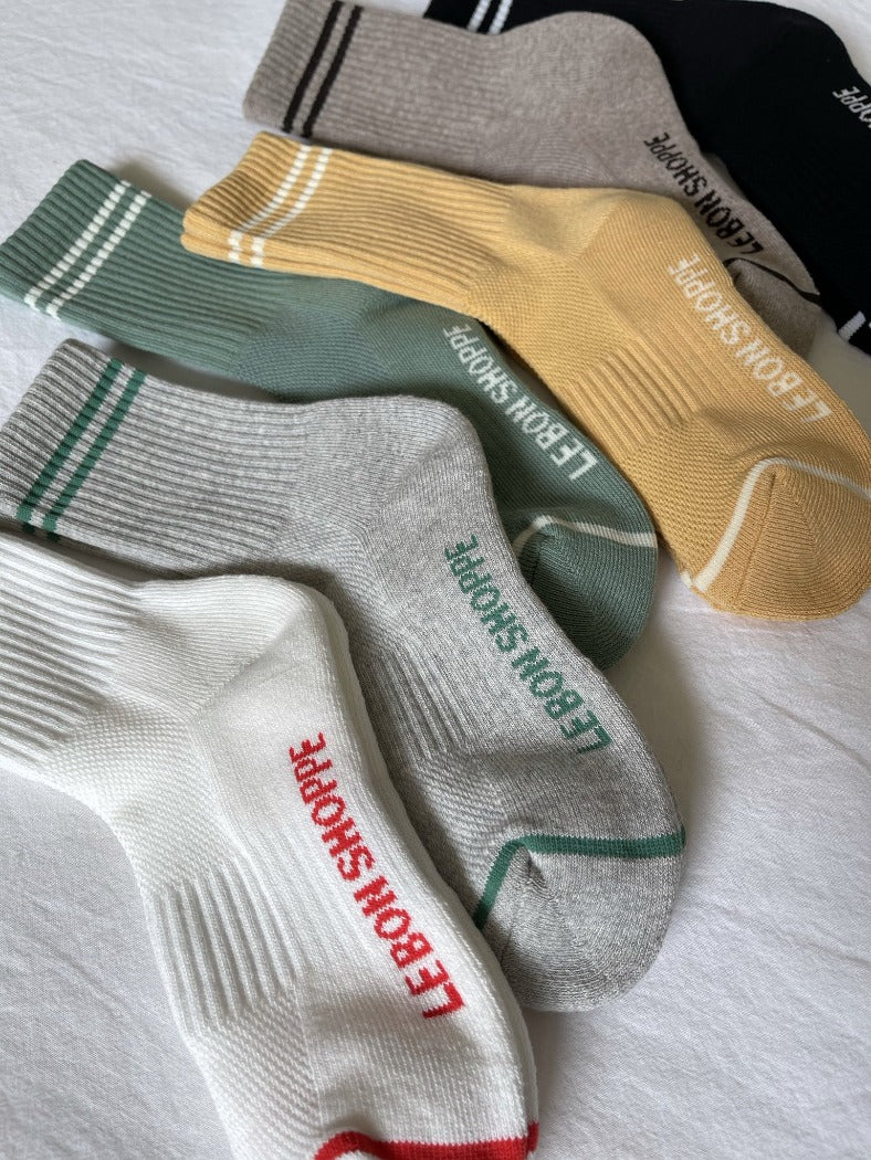 Le Bon Shoppe Boyfriend white socks WFH cozy | Pipe and Row Boutique Seattle